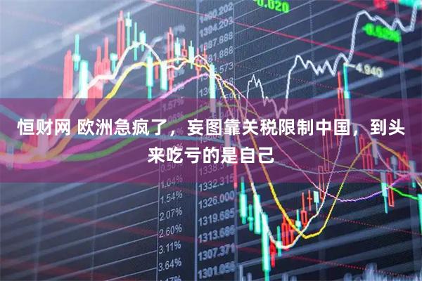 恒财网 欧洲急疯了，妄图靠关税限制中国，到头来吃亏的是自己